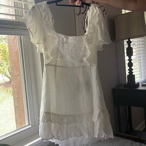 White boutique dress